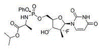 Preparation method for hepatitis C virus resisting drug sofosbuvir intermediates