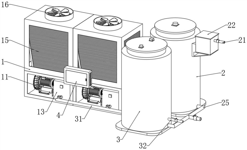 Control method for multiple air source heat pump units and air source heat pump system