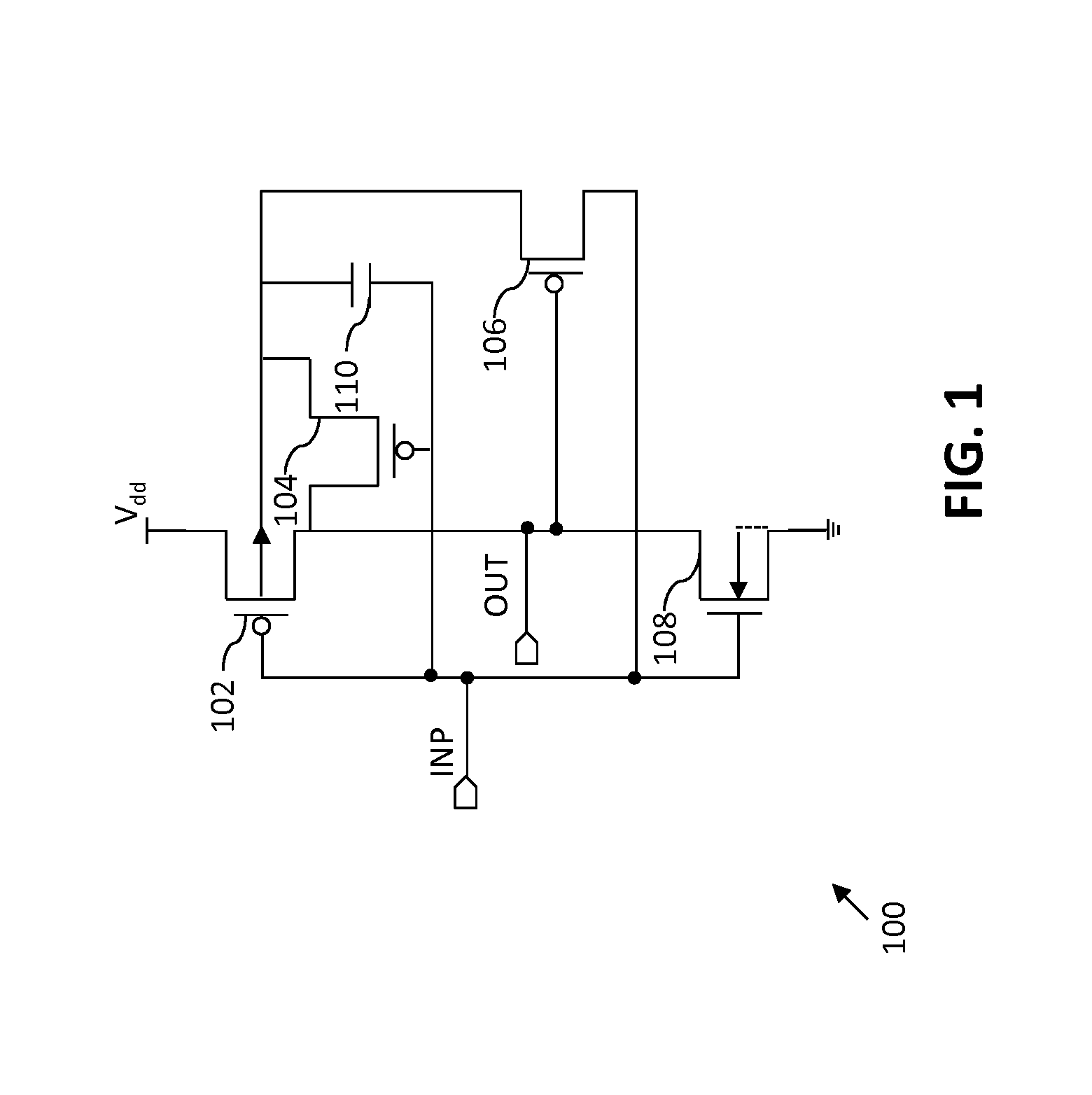 MOS transistor with forward bulk-biasing circuit