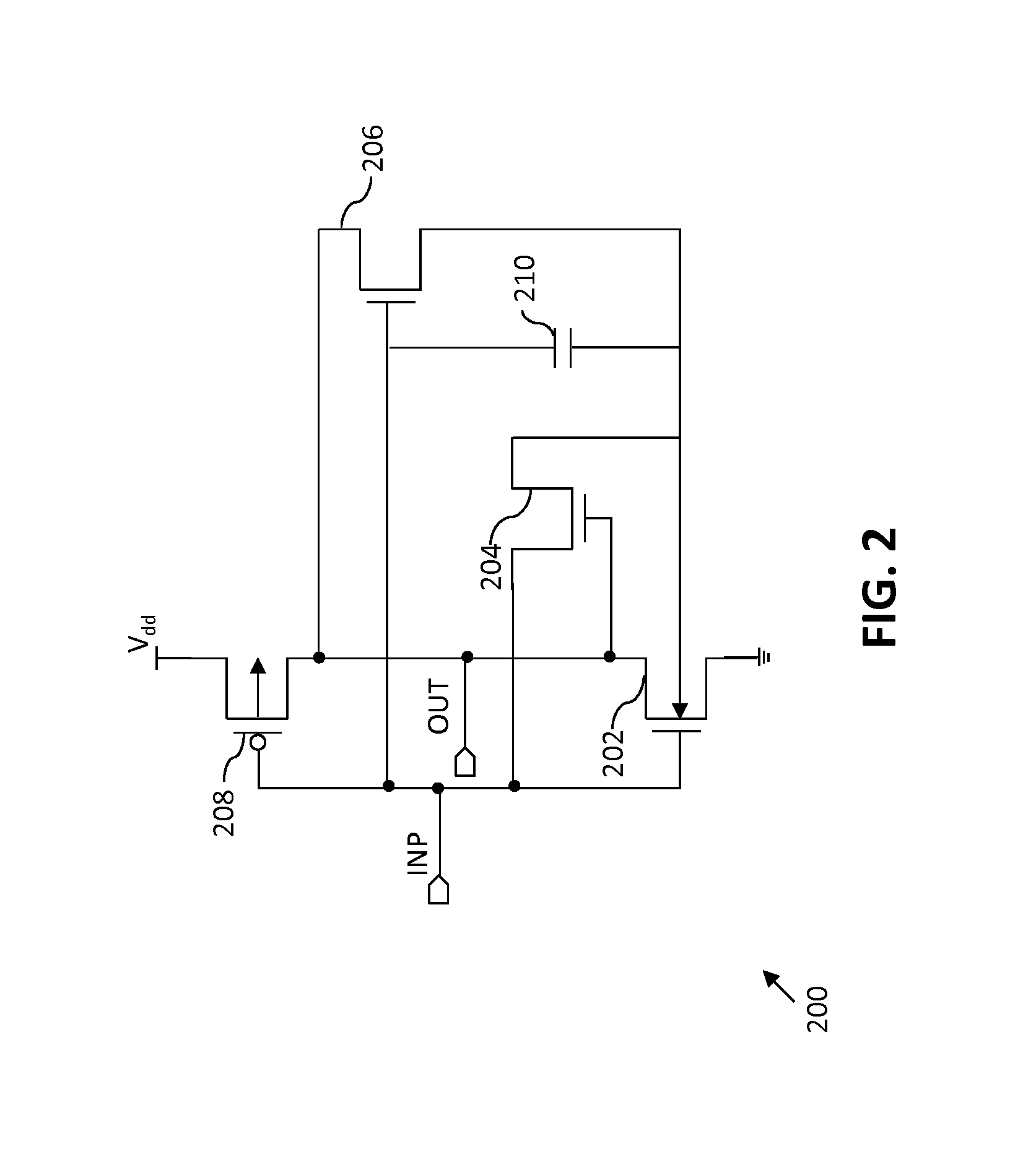 MOS transistor with forward bulk-biasing circuit