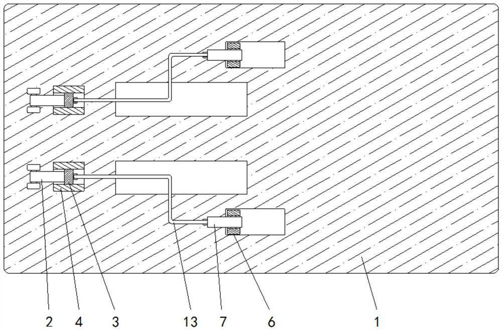 A safe parking lock capable of automatic deformation and buffering