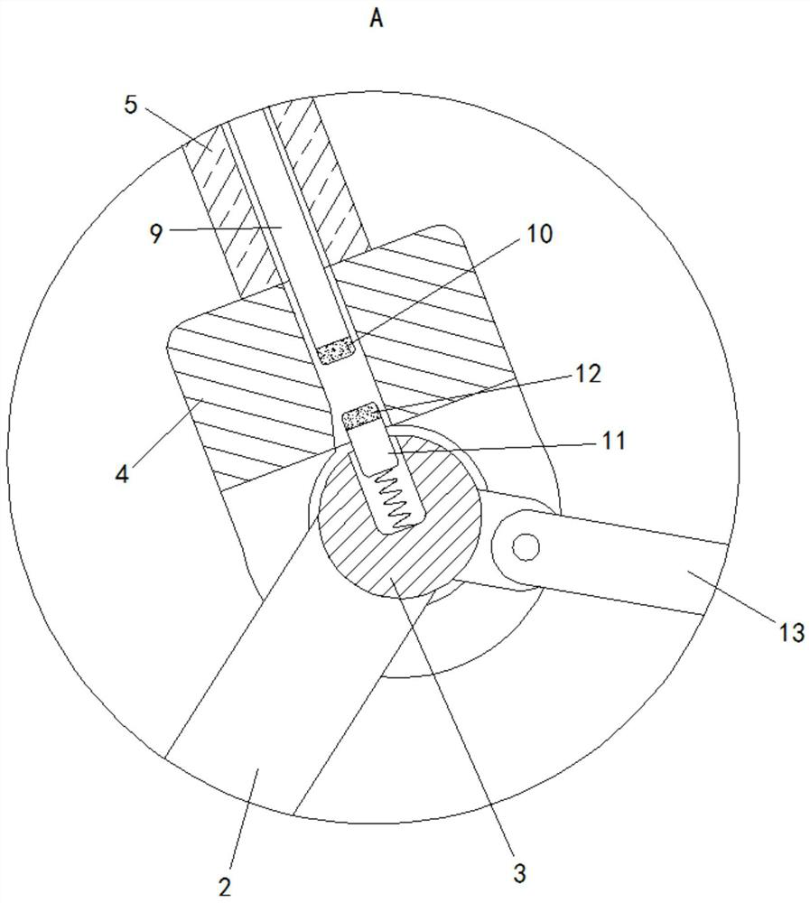 A safe parking lock capable of automatic deformation and buffering