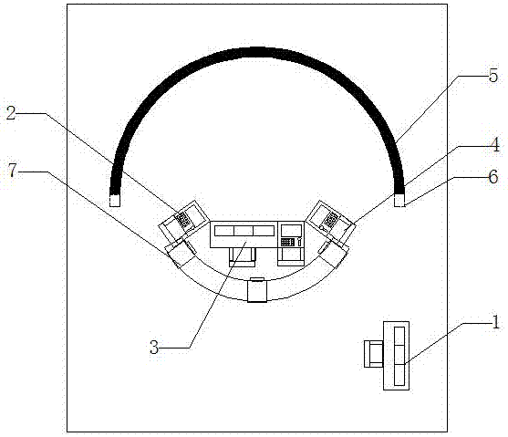 A low-speed wind tunnel model flight experiment ground simulation training system