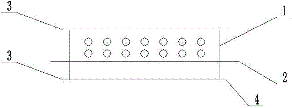 Sintered Nd-Fe-B open type sintering feed box and use method thereof