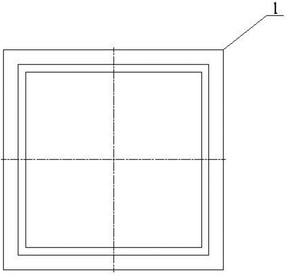 Sintered Nd-Fe-B open type sintering feed box and use method thereof