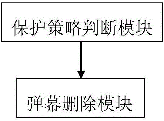 Intelligent bullet screen protection method and device for video website