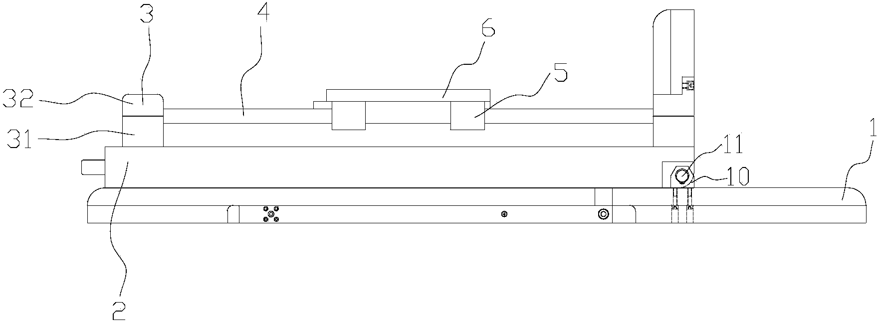 Low frequency calibration vibrating table