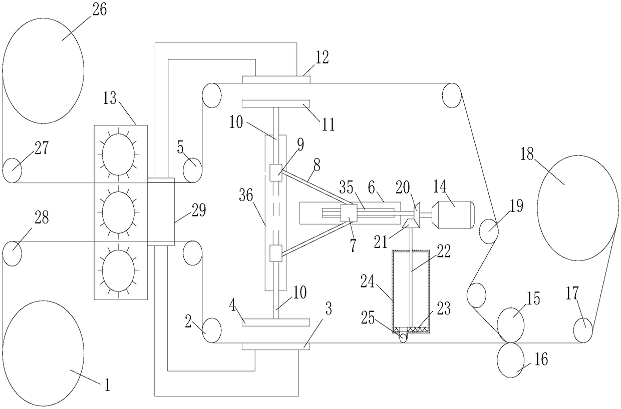 Environmental processing equipment for compound cloth