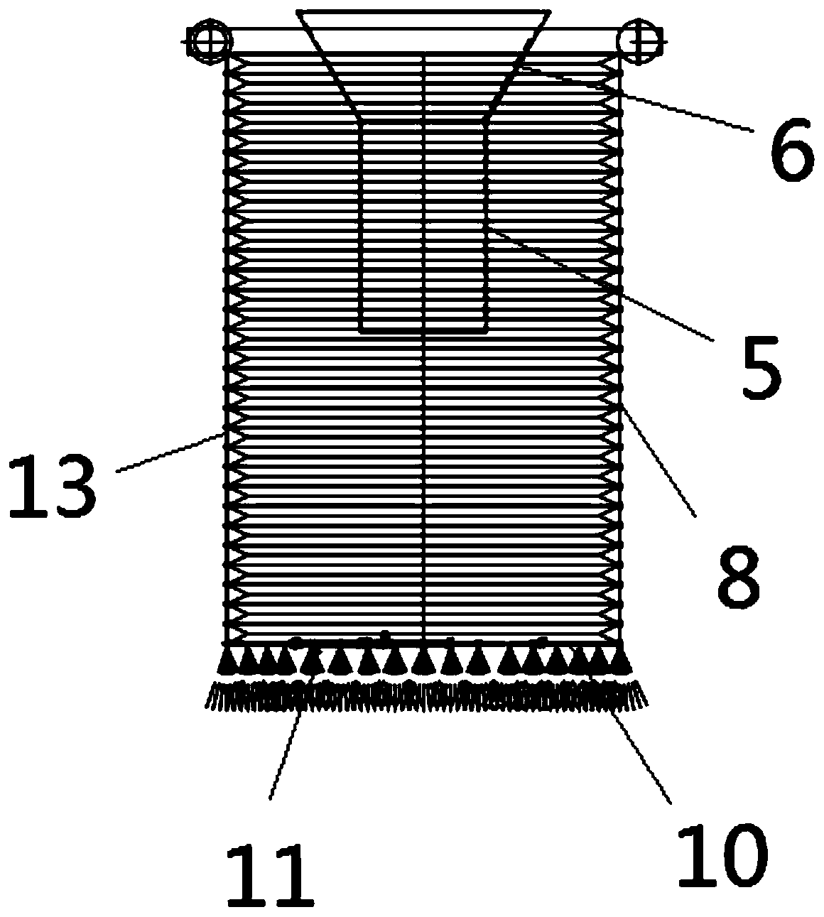 Storage field dust suppression device