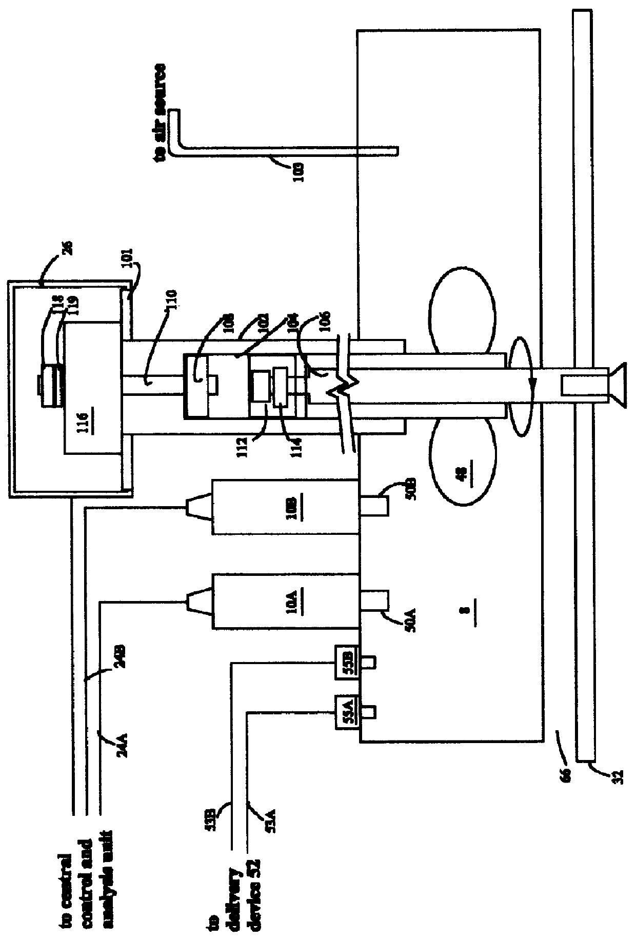 Apparatus for measuring ammonia in biochemical processes