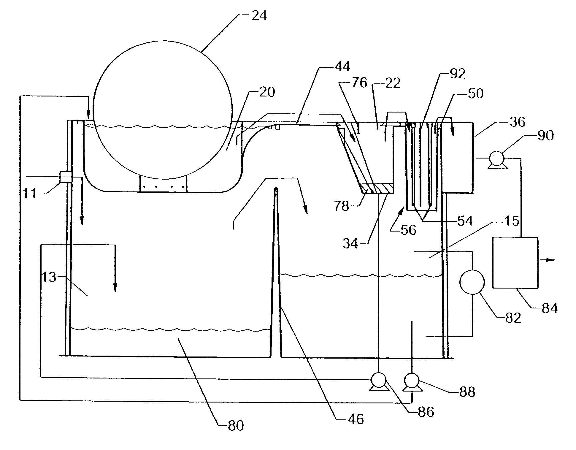 Packaged wastewater treatment unit