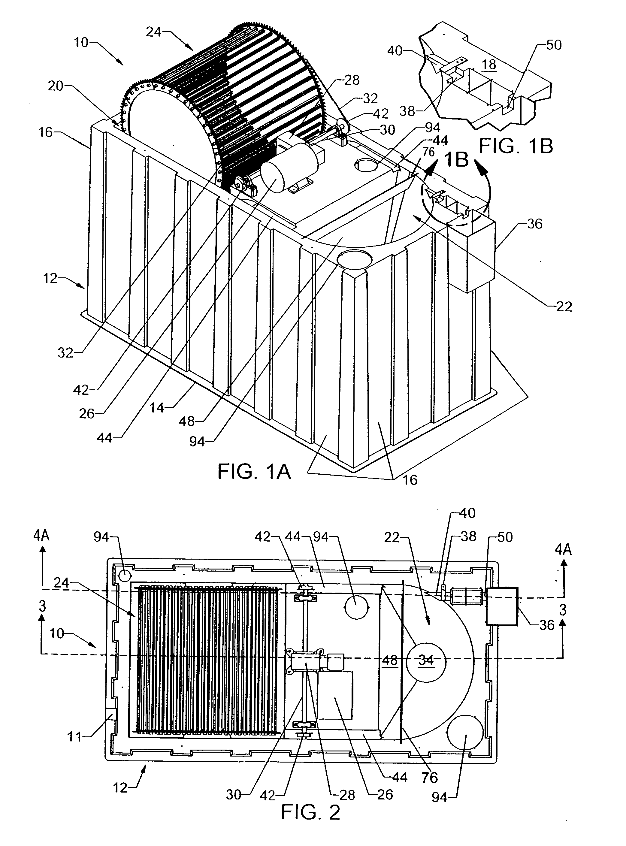 Packaged wastewater treatment unit