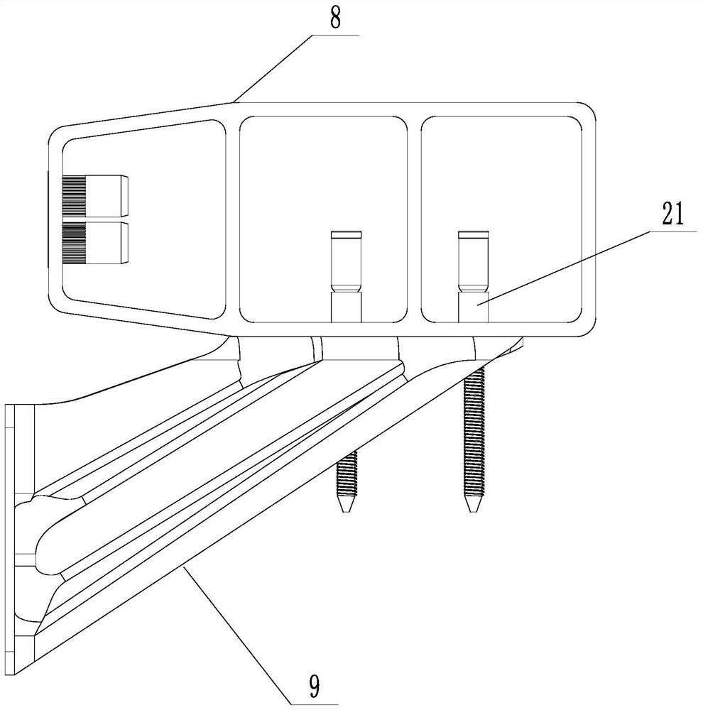 New energy automobile reinforced threshold