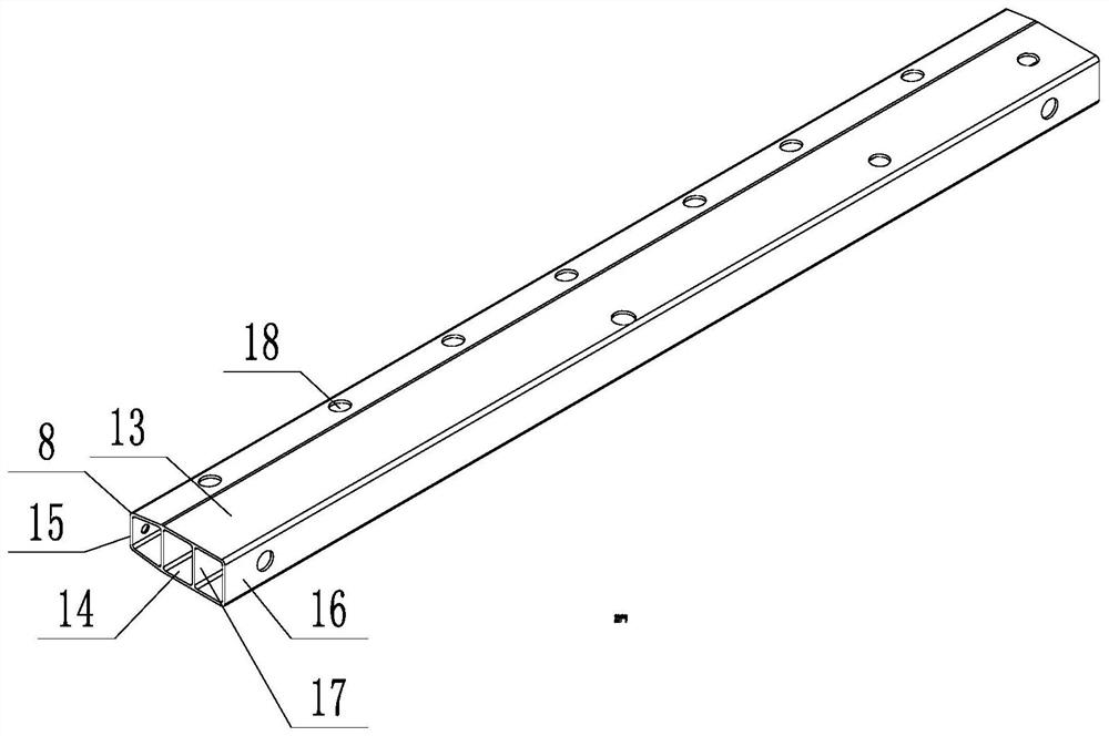 New energy automobile reinforced threshold