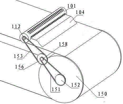 Full-automatic thin pancake producing device