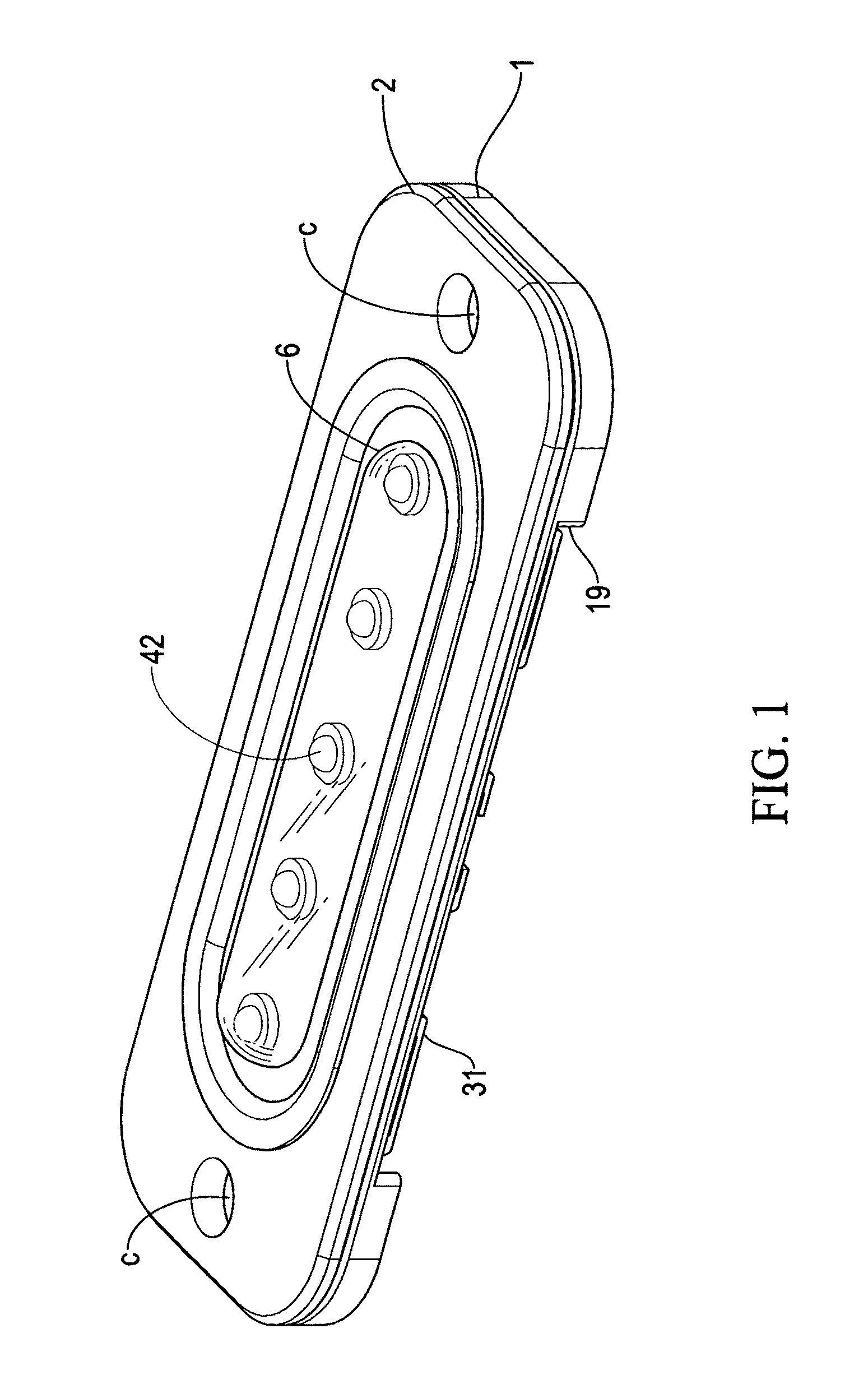 Low-profile light-emitting diode lamp structure