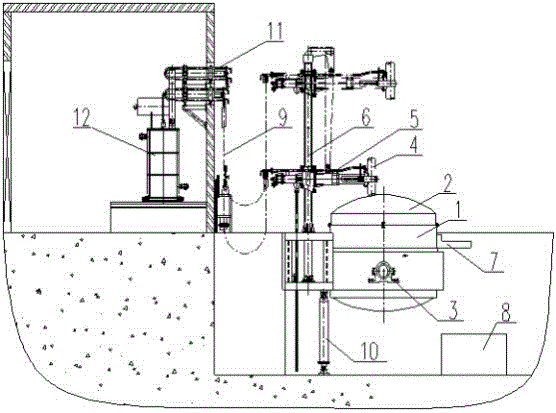 Novel corundum smelting furnace