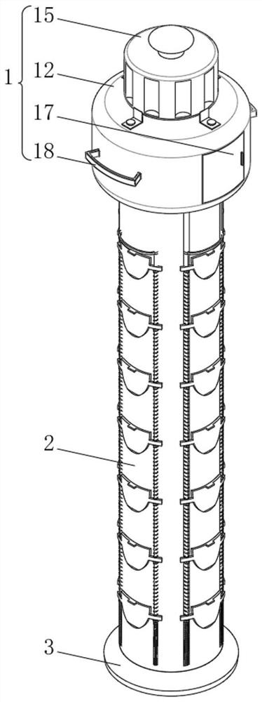 Sampling device for titanium dioxide detection