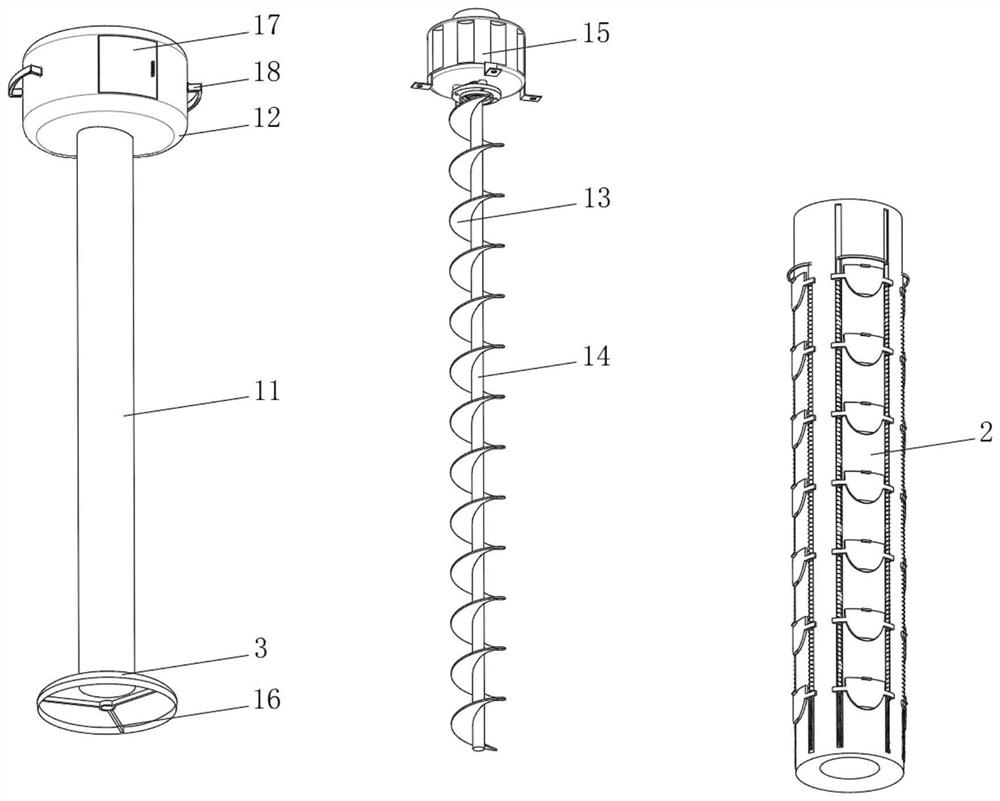 Sampling device for titanium dioxide detection