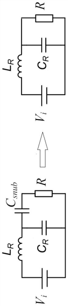 RC absorption circuit capable of improving EMC performance