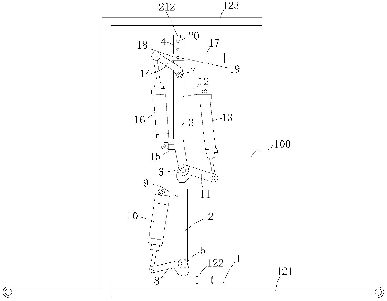 Balance weight type rehabilitation robot for lower limbs