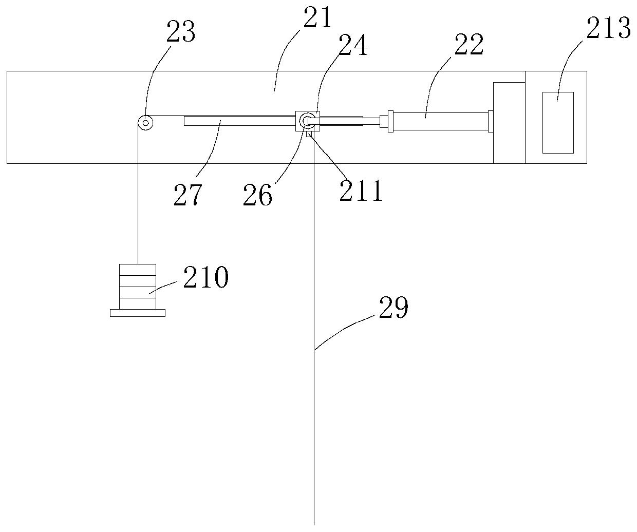 Balance weight type rehabilitation robot for lower limbs