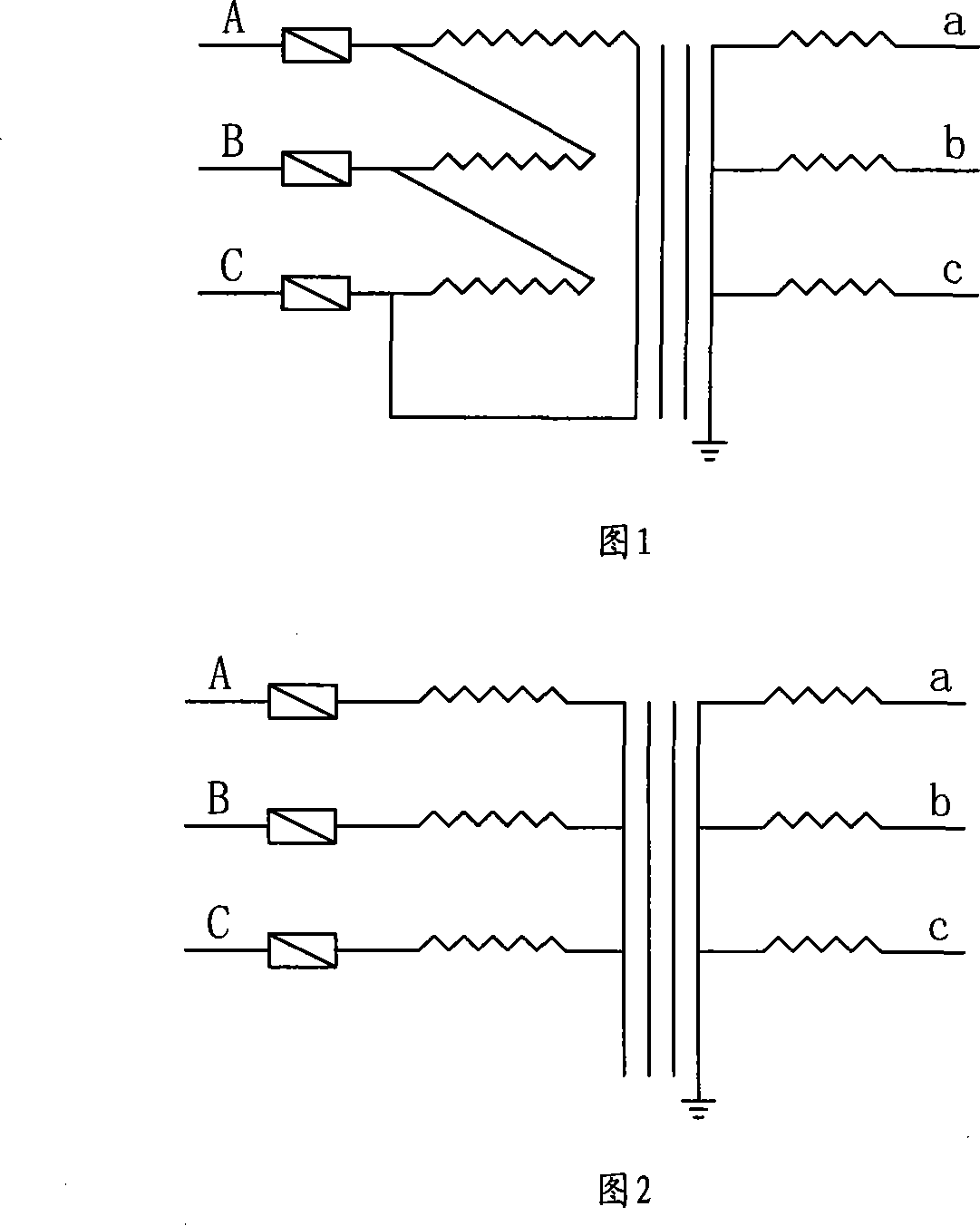 Low-voltage breaker with high voltage open-phase protection