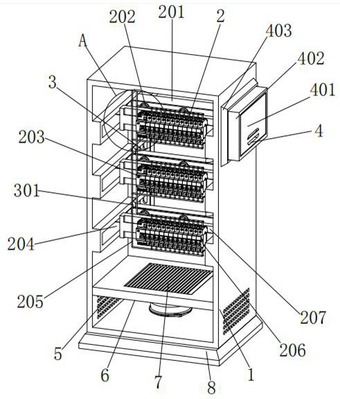 An energy-saving flame-retardant high and low voltage switchgear