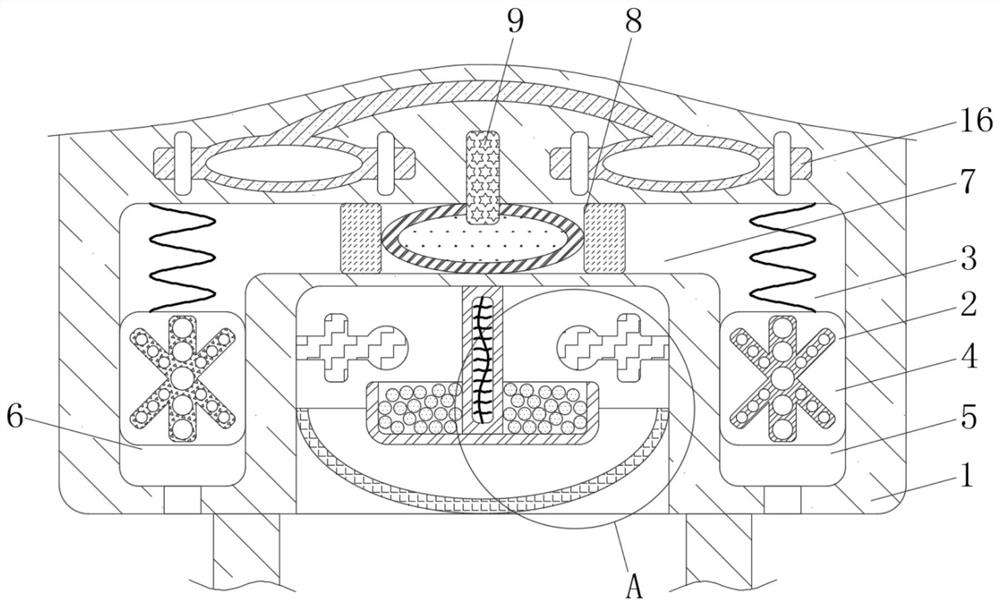 Efficient anti-overheating device for security and protection equipment