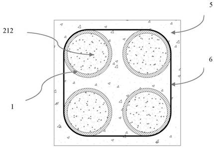 Multi-temperature maintenance manufacturing method of combined structure, and combined structure