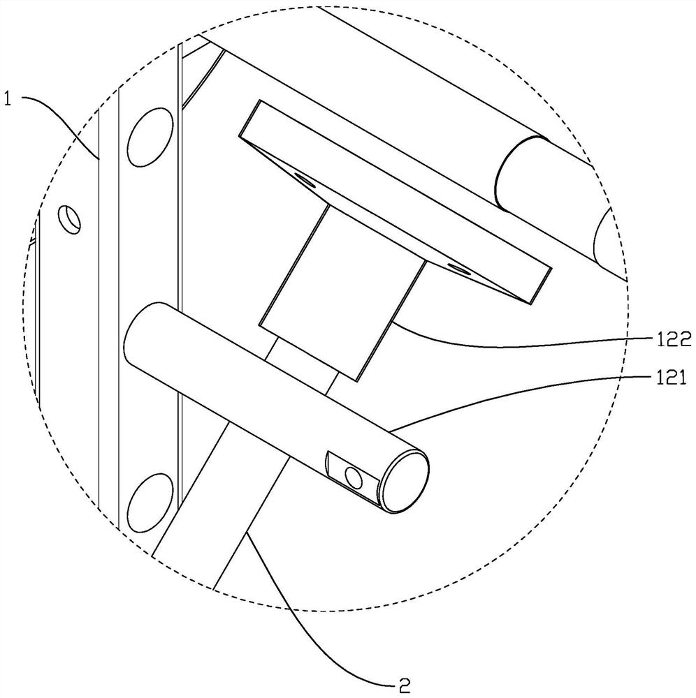 Backward pedaling device for fitness