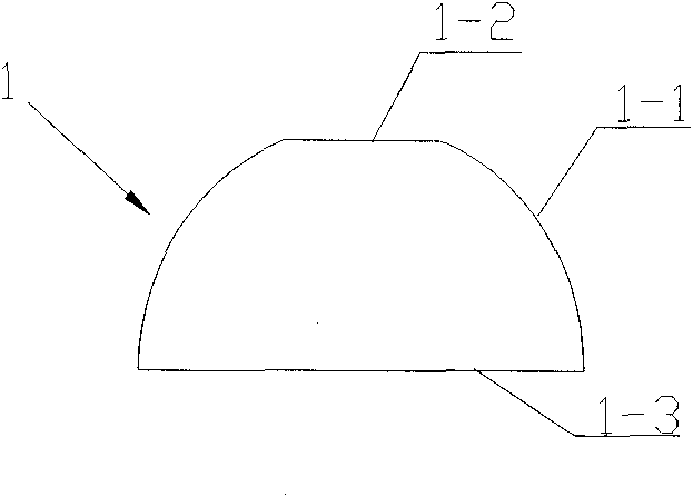 Secondary optical lens used in focusing solar battery