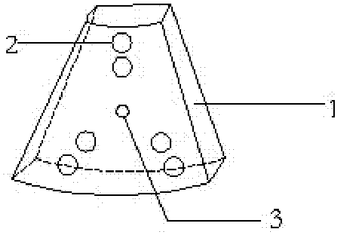 Trapezoid locking steel plate with radifor treating femoral neck fracture