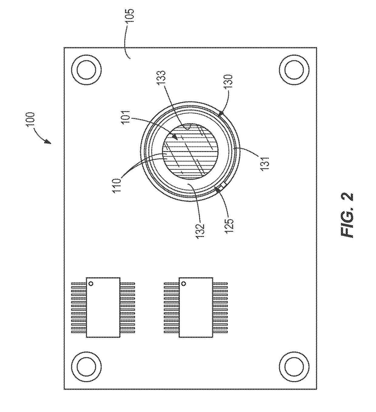 IR sensor with increased surface area