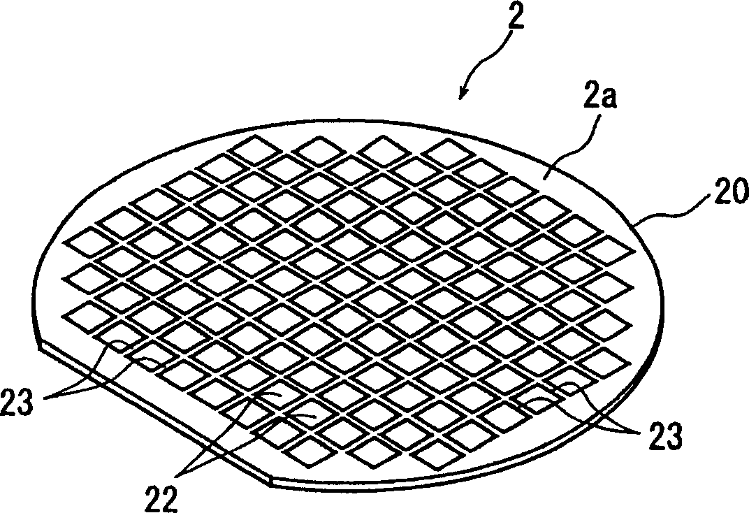 Method of laser processing a wafer