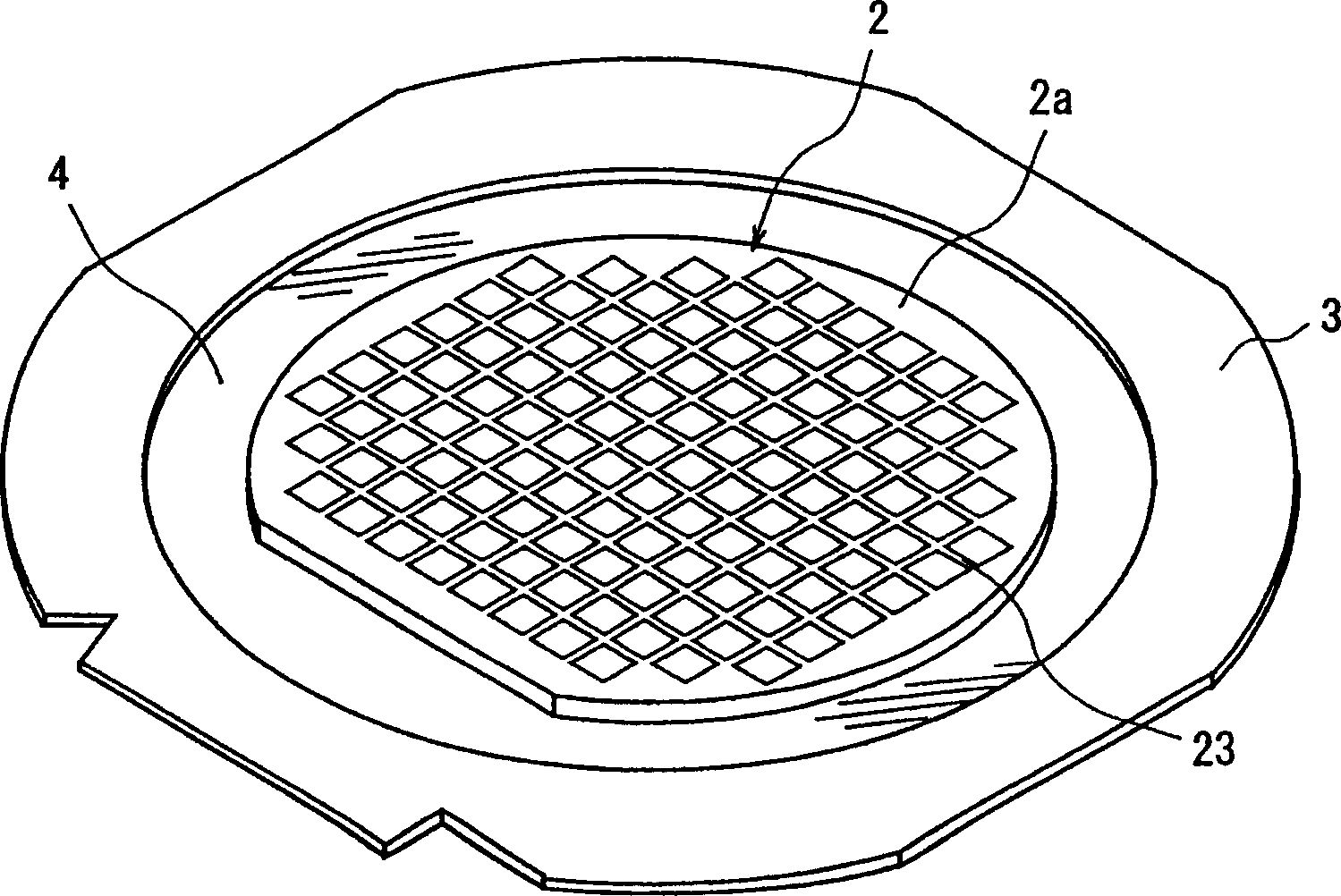 Method of laser processing a wafer