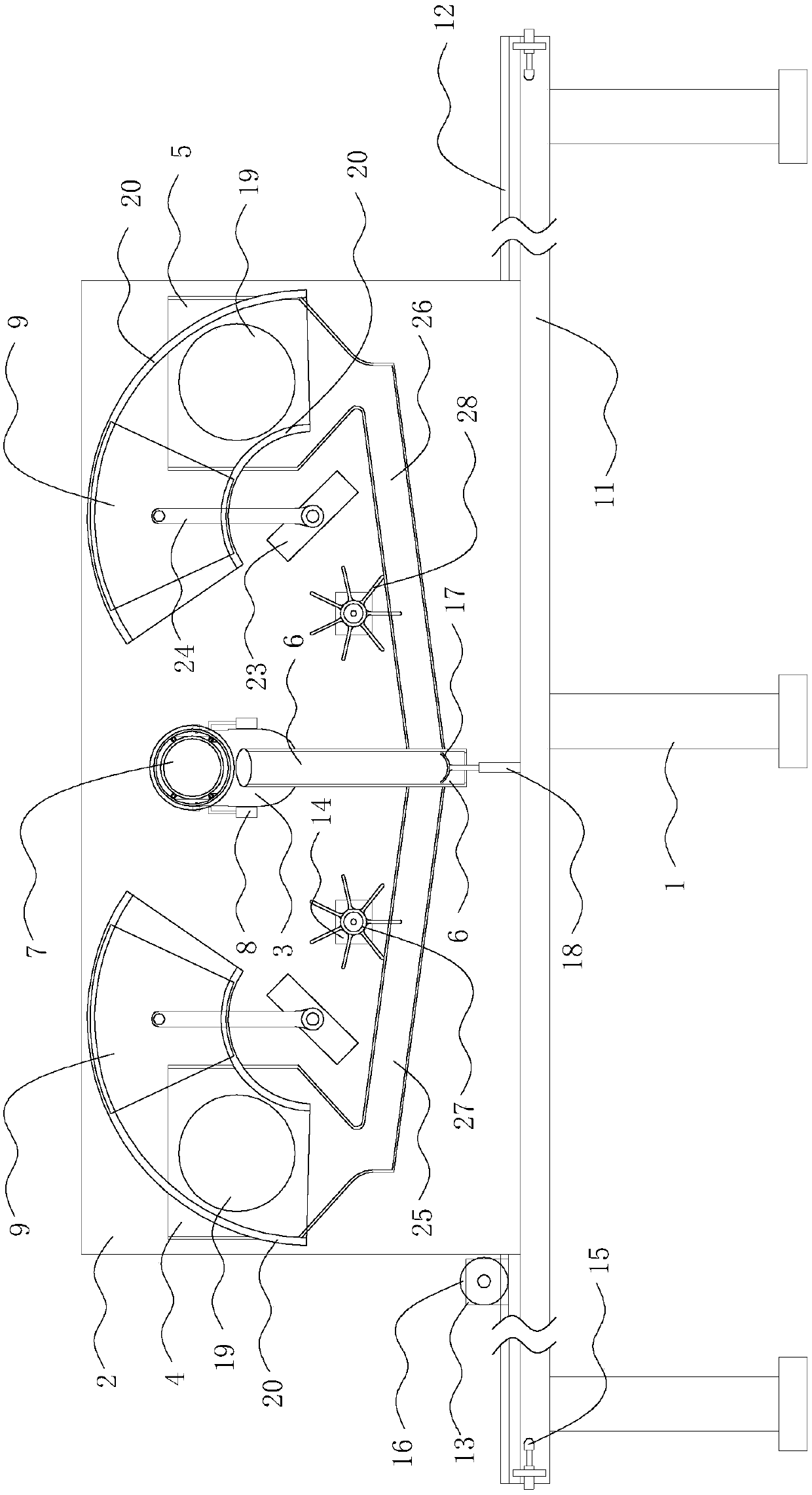 A basketball pass and catch training device