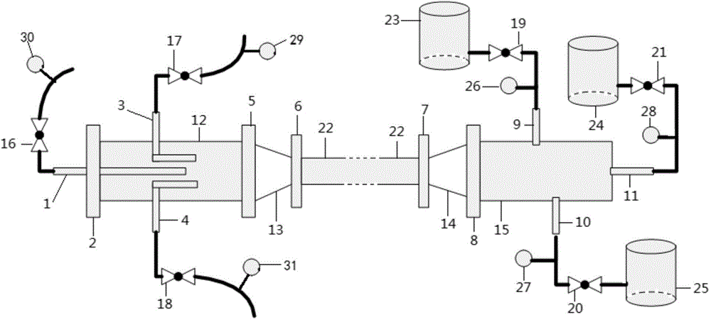 Multi-inlet vacuum-assisted grouting system for discarded pipes