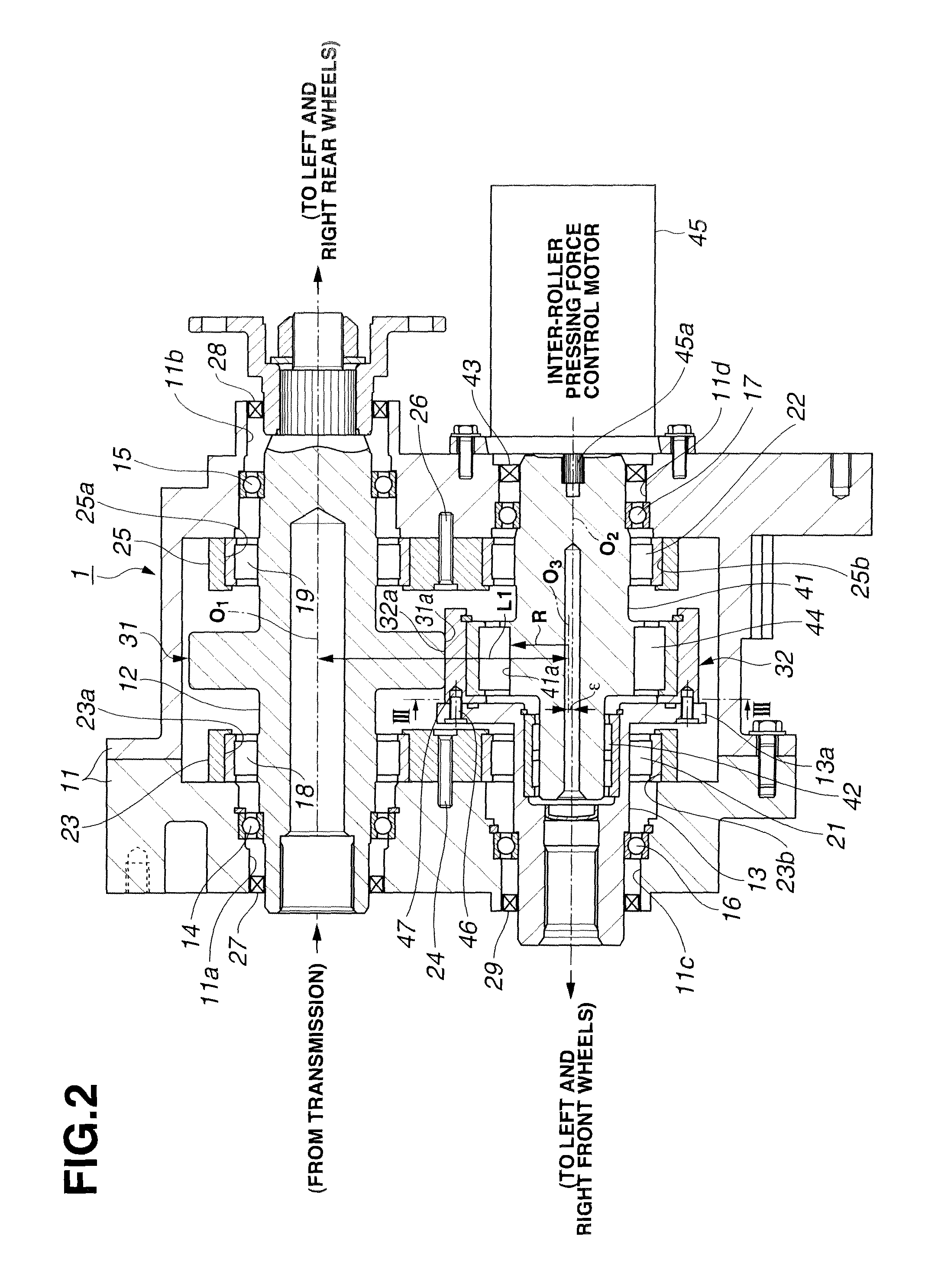 Friction-roller type transmission mechanism