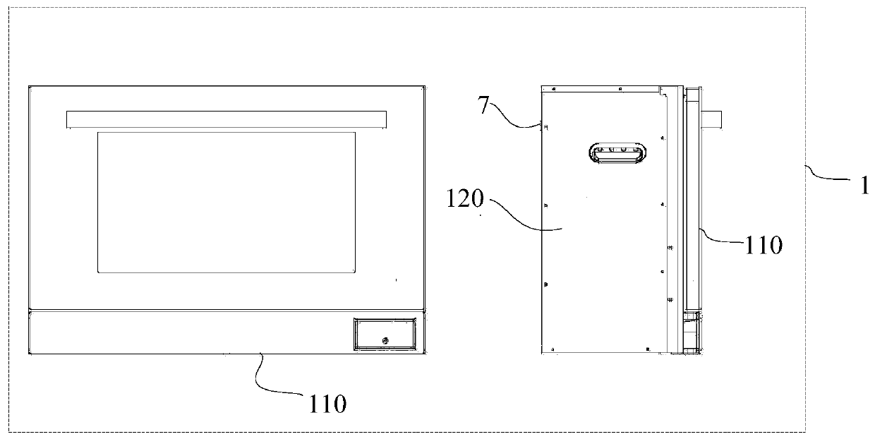 Steaming and baking oven and control method and device of steaming and baking oven