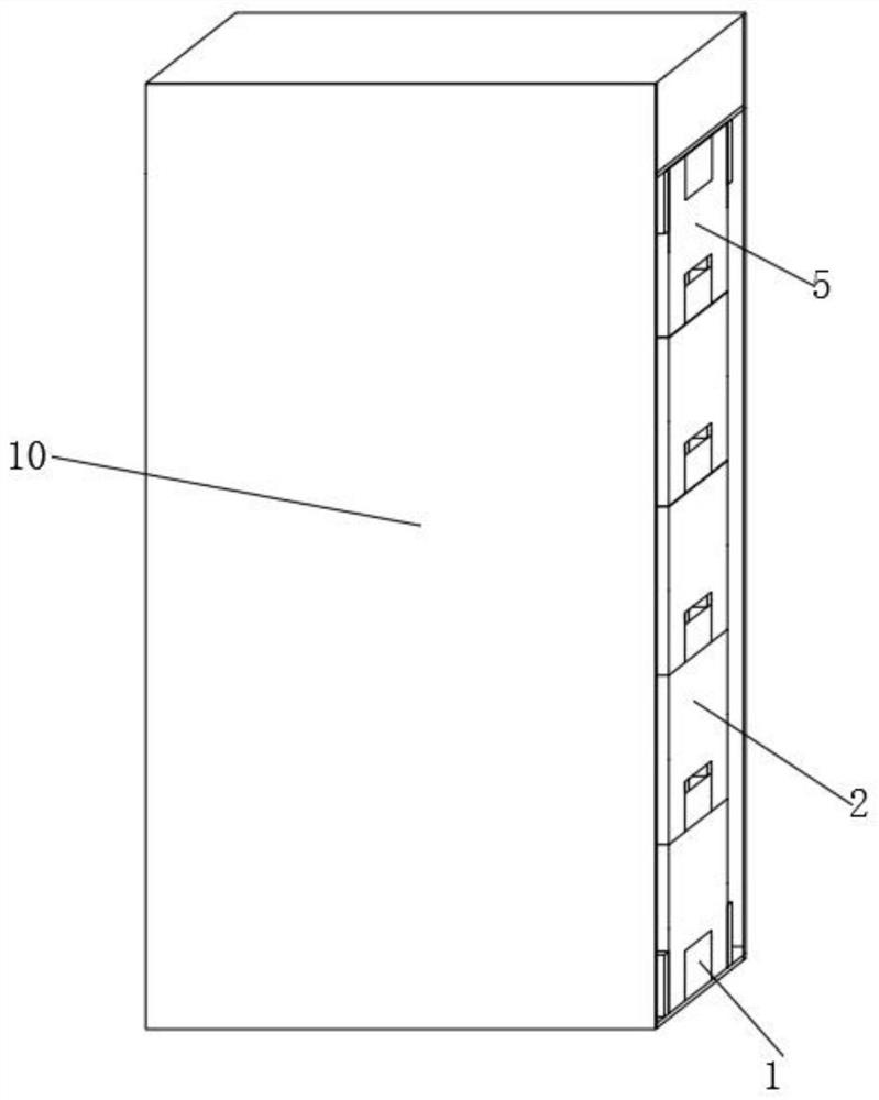 A near-zero energy building structure that can be quickly assembled