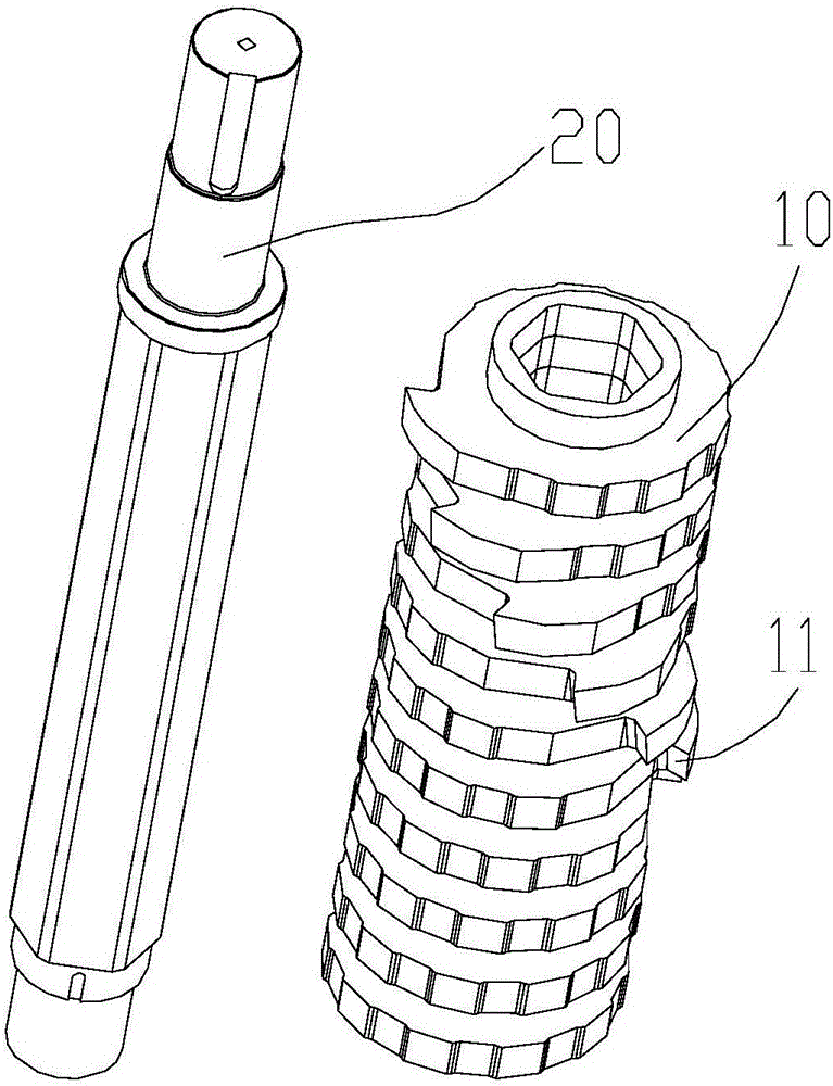 Blade structure and knife roller of double-shaft shredding machine