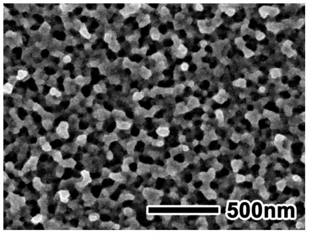 A kind of preparation method of glass surface porous structure