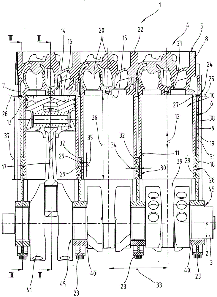 Engine housing of a combustion engine and combustion engine equipped with the same