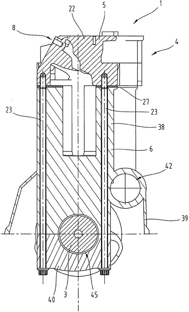 Engine housing of a combustion engine and combustion engine equipped with the same