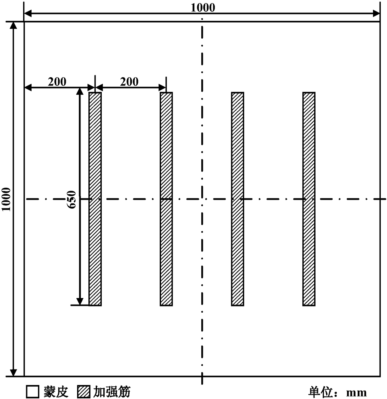 Aircraft mechanical and electrical integrated large-area flexible impact monitoring intelligent skin system