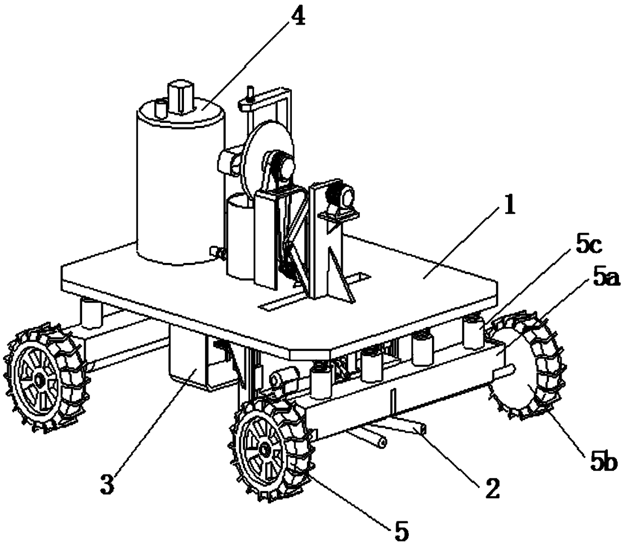 Traffic marking spraying device for municipal roads