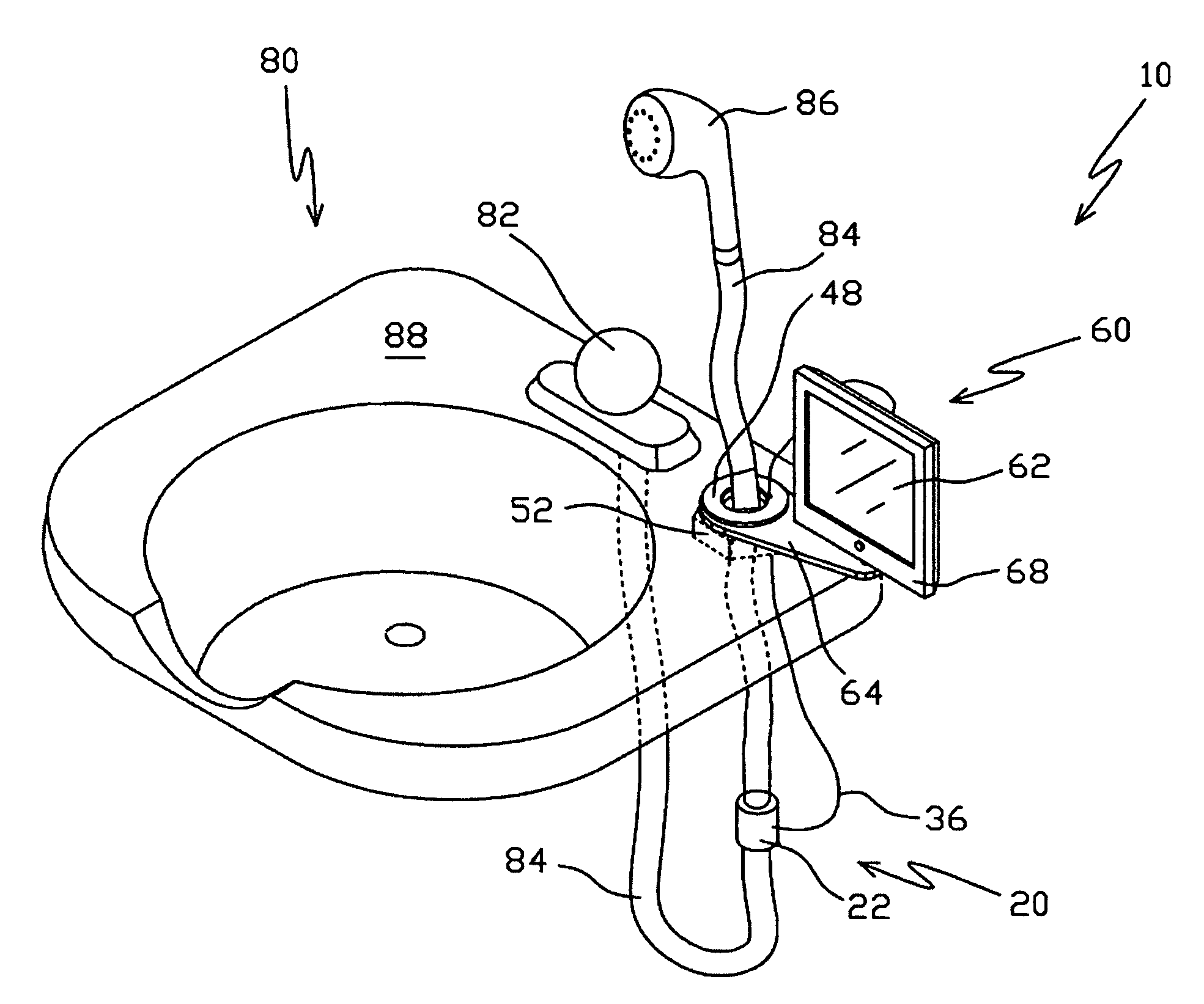 Temperature display system