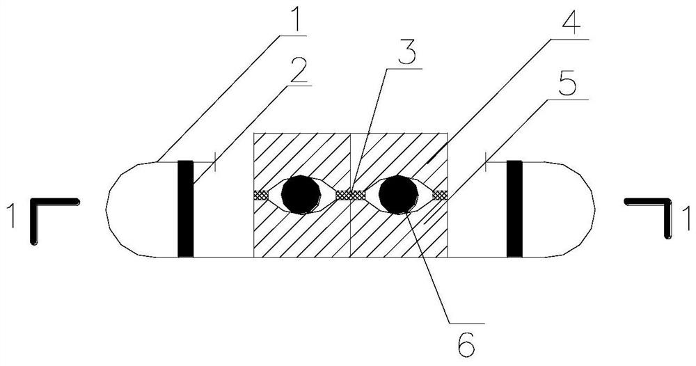 Composite rolling shock isolation device with UI limiters