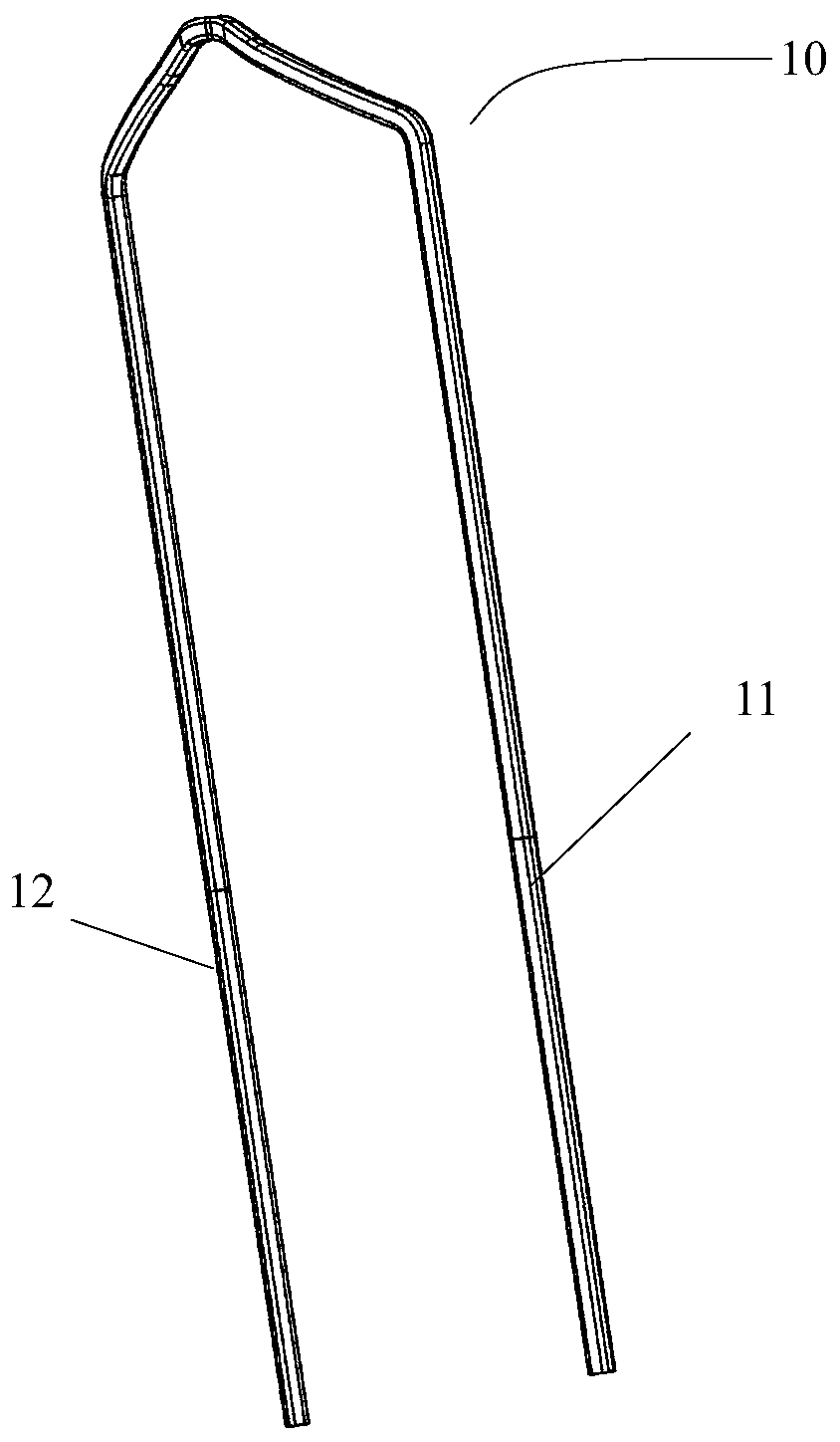 Stator coil tightening device and coil tightening method for motor